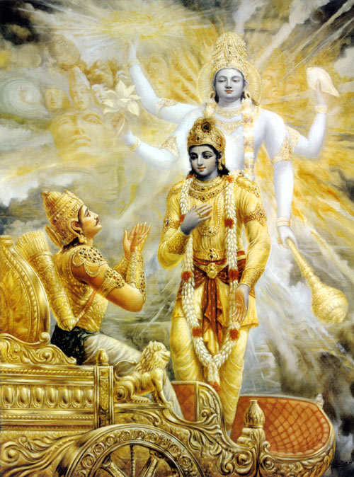 Krishnas gew�hnliche Gestalt