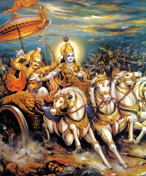Arjuna greift an Arjuna greift an